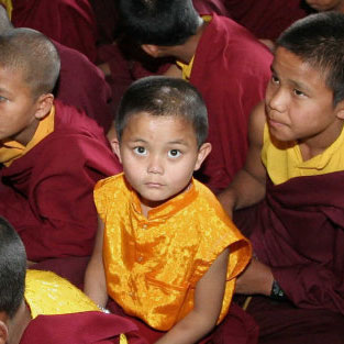 Children At Monastery